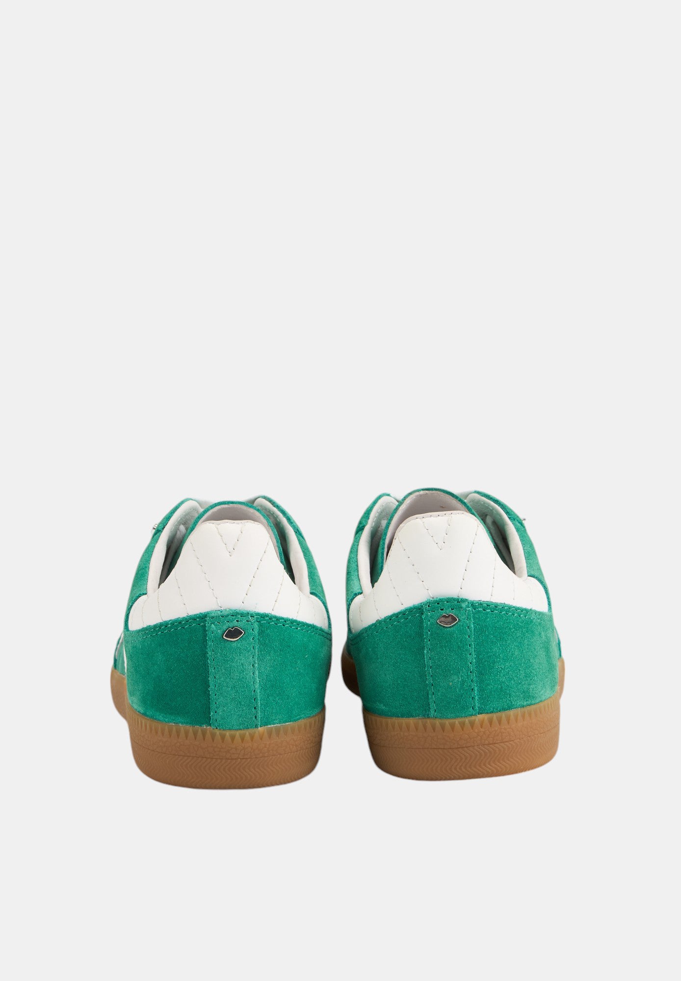 Billie-Suede Vert Blanc