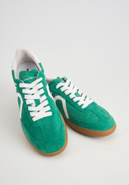 Billie-Suede Vert Blanc