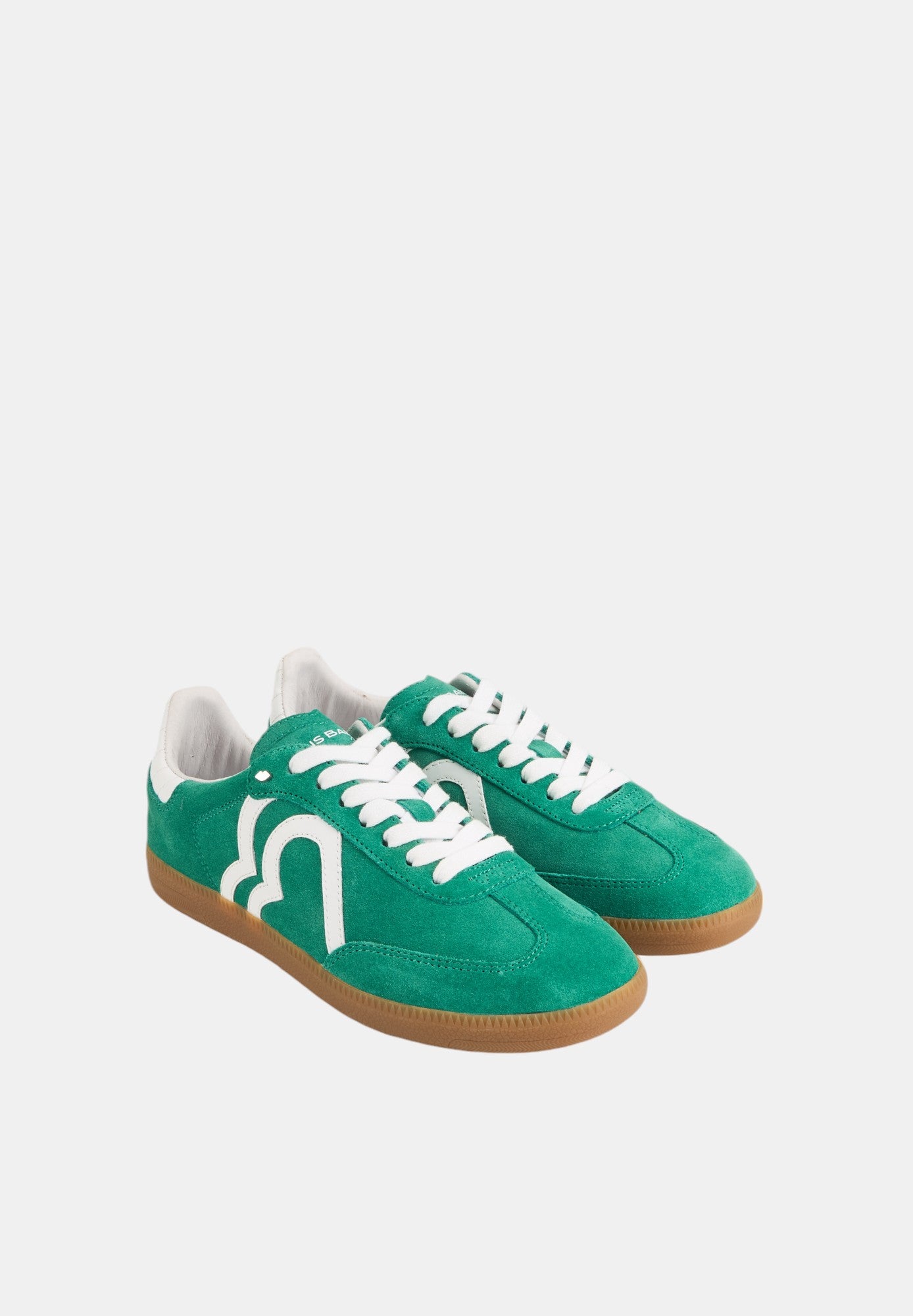 Billie-Suede Vert Blanc