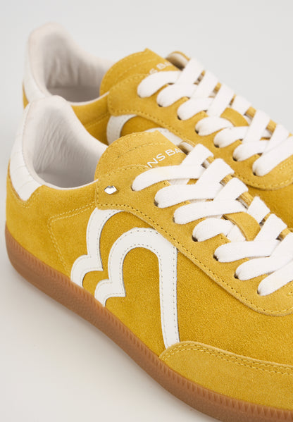 Billie-Suede Jaune Blanc