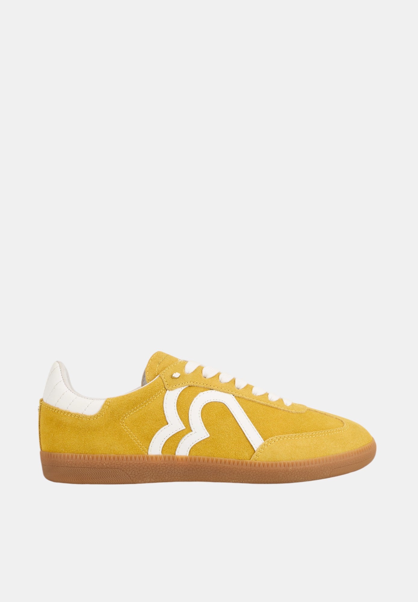 Billie-Suede Jaune Blanc