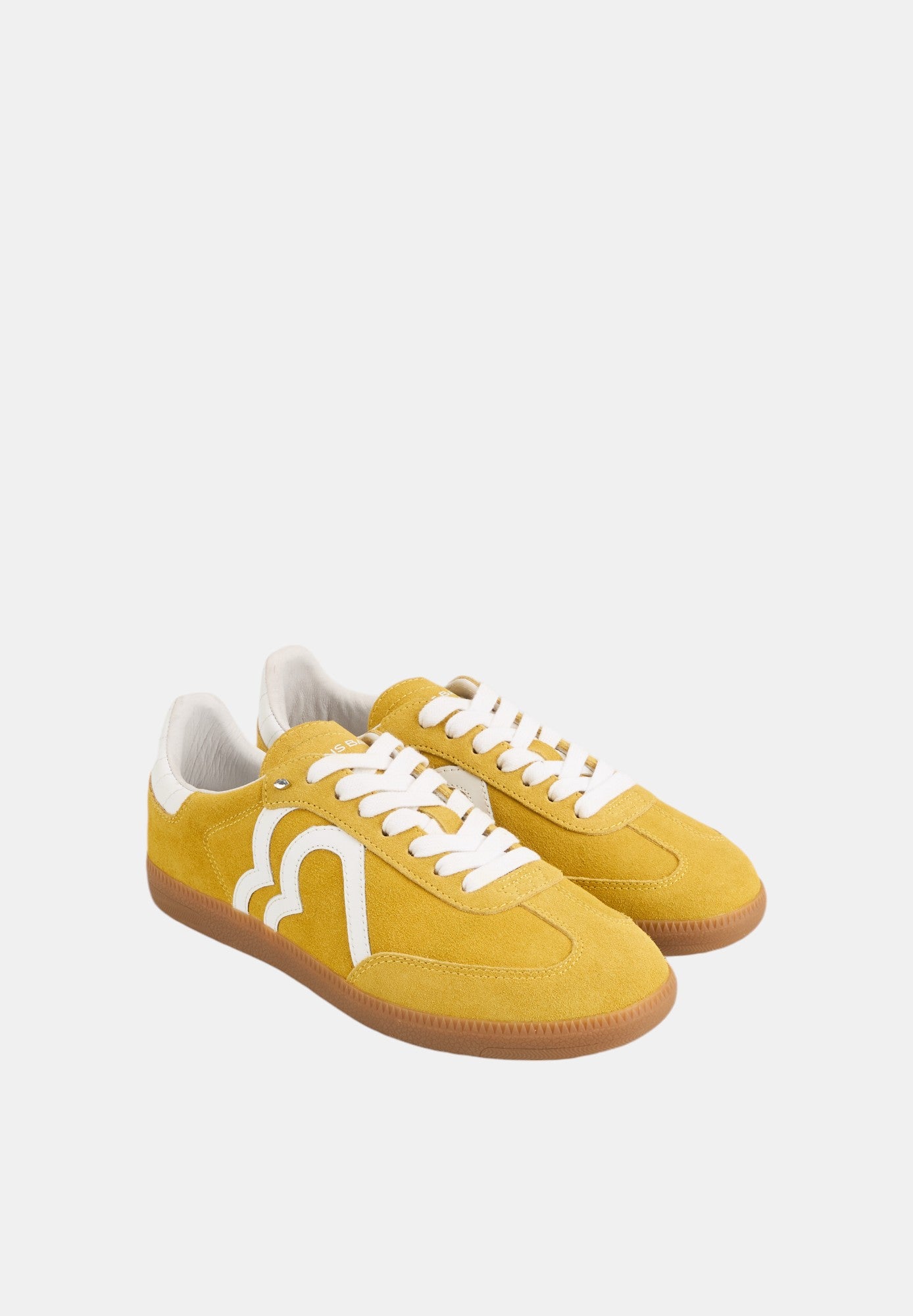 Billie-Suede Jaune Blanc