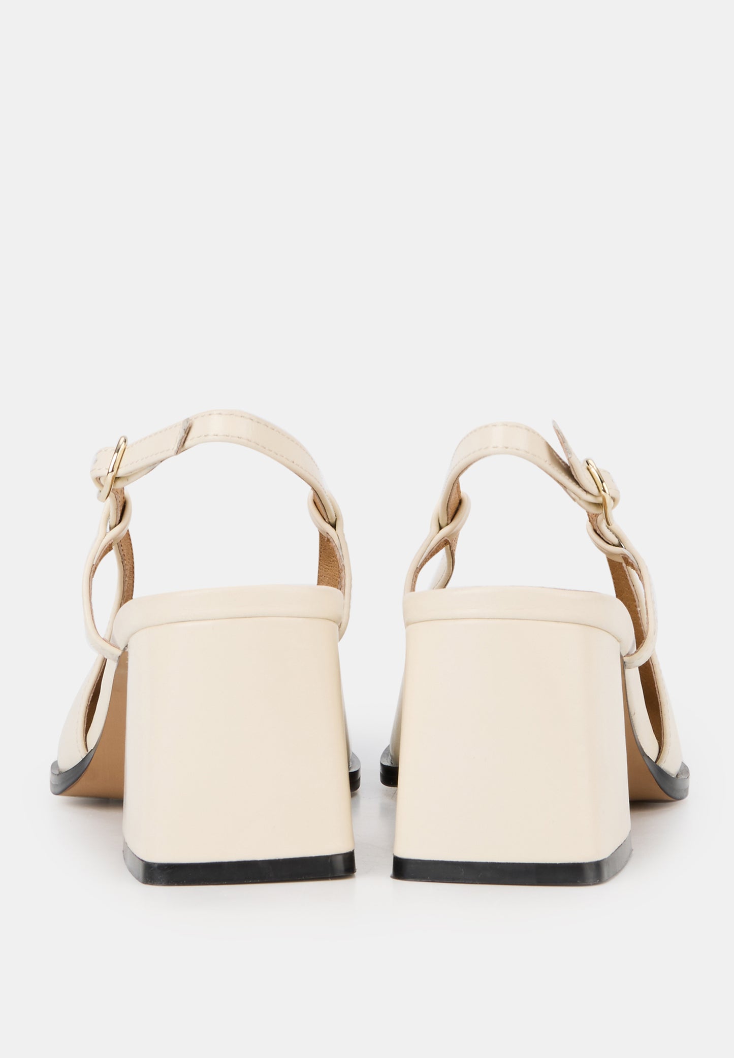 Denise-Cuir Beige/Noir