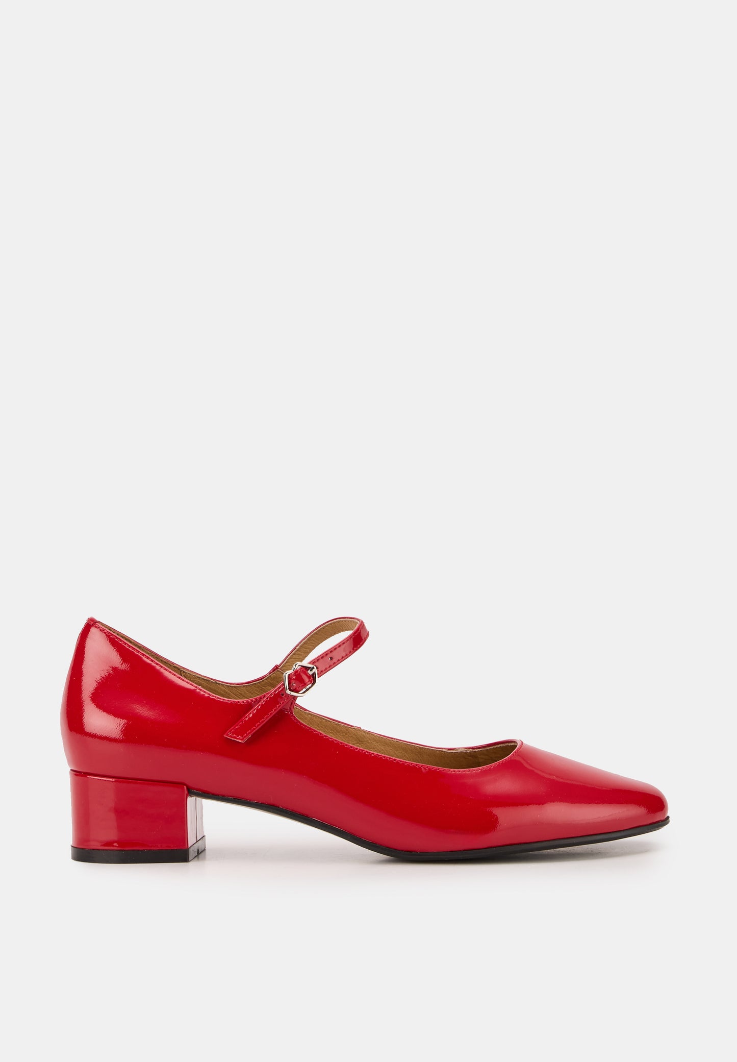 Alba-Cuir brillant rouge