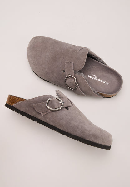 Dakota-Cuir Suede Gris