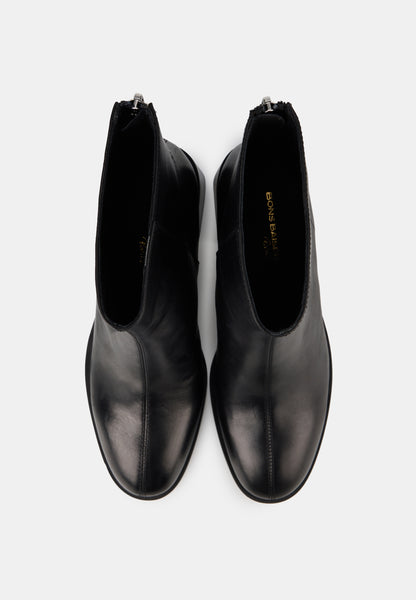 Lennie-Cuir Lisse Noir