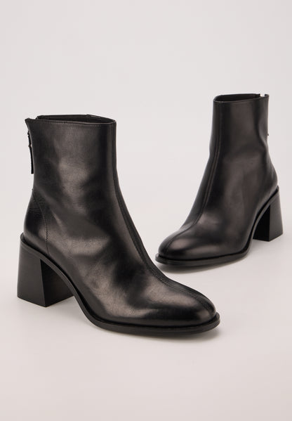 Lennie-Cuir Lisse Noir