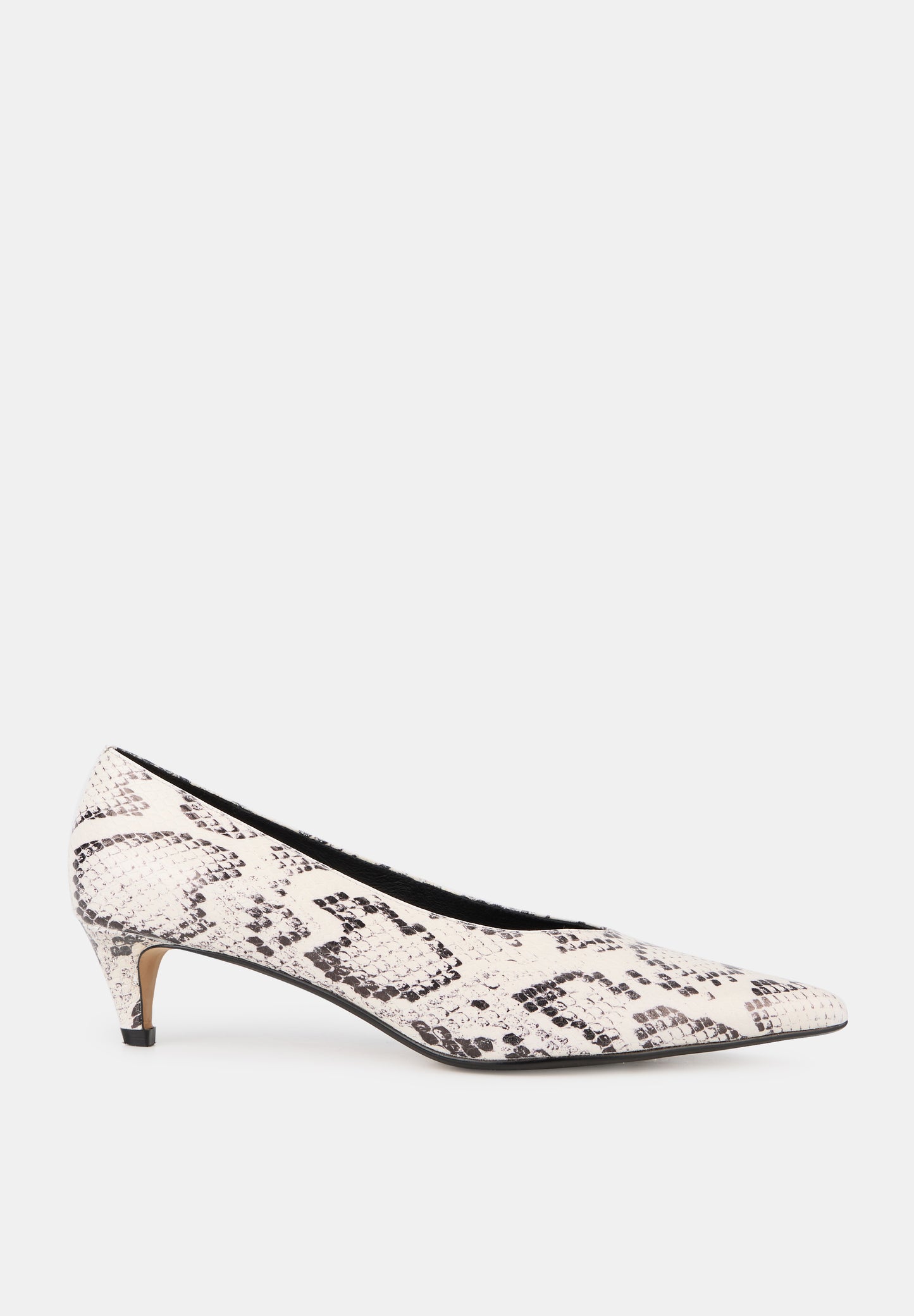 Marta-Cuir façon Python Noir et Blanc