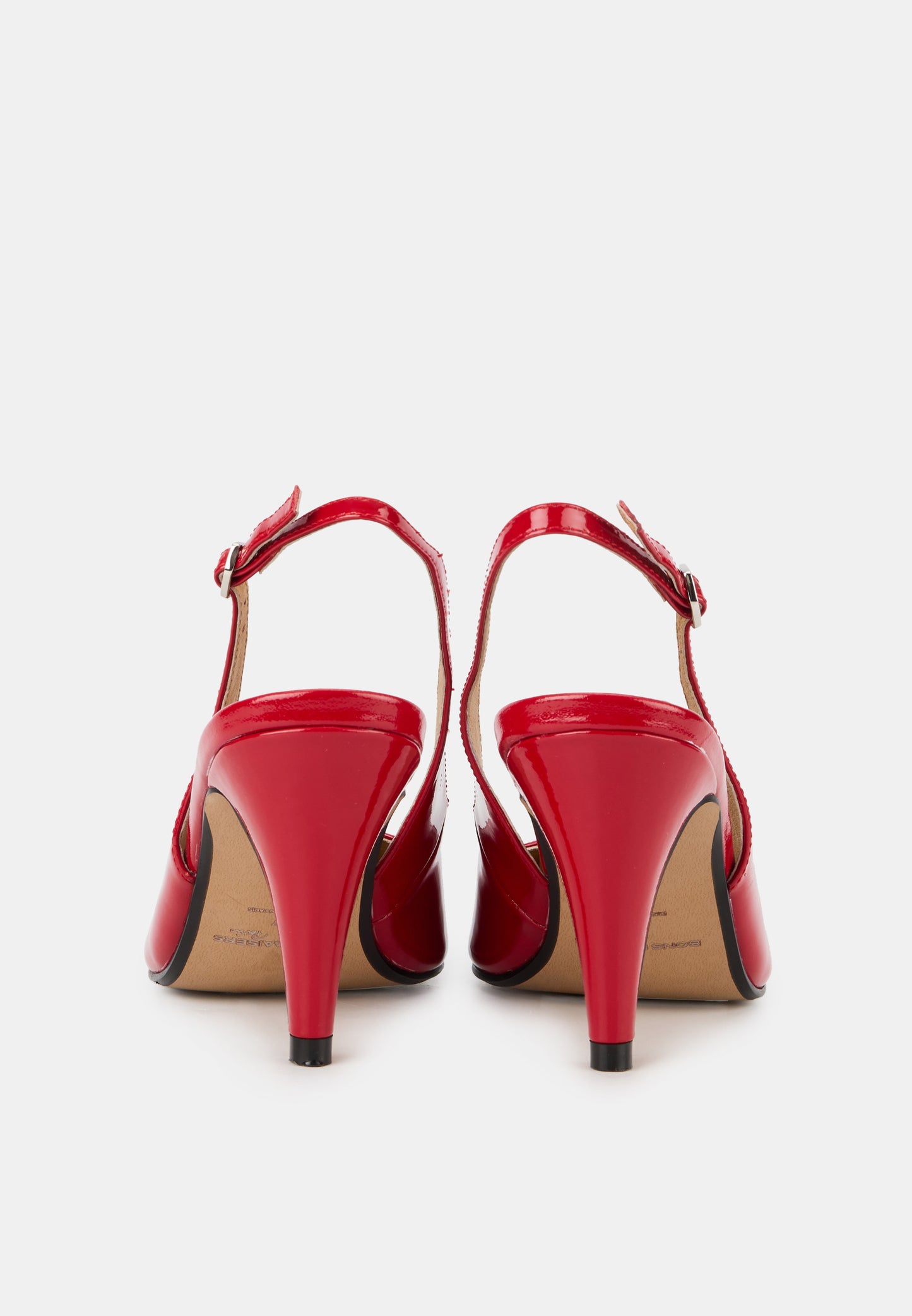 Tina-Cuir Brillant Ruby